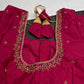 Pink Pattu Silk Elegant Maggam Aari Blouse - BL000808