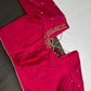 Pink Pattu Silk Elegant Maggam Aari Blouse - BL000808