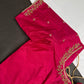 Pink Pattu Silk Elegant Maggam Aari Blouse - BL000808