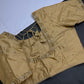 Beige Cream Pattu Silk Elegant Maggam Aari Blouse - BL000810