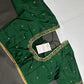 Green Pattu Silk Elegant Maggam Aari Blouse - BL000811