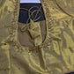 Golden Pattu Silk Elegant Maggam Aari Blouse - BL000812