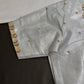 Silver Pattu Silk Elegant Maggam Aari Blouse - BL000813