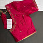 Pink Pattu Silk Elegant Maggam Aari Blouse - BL000816