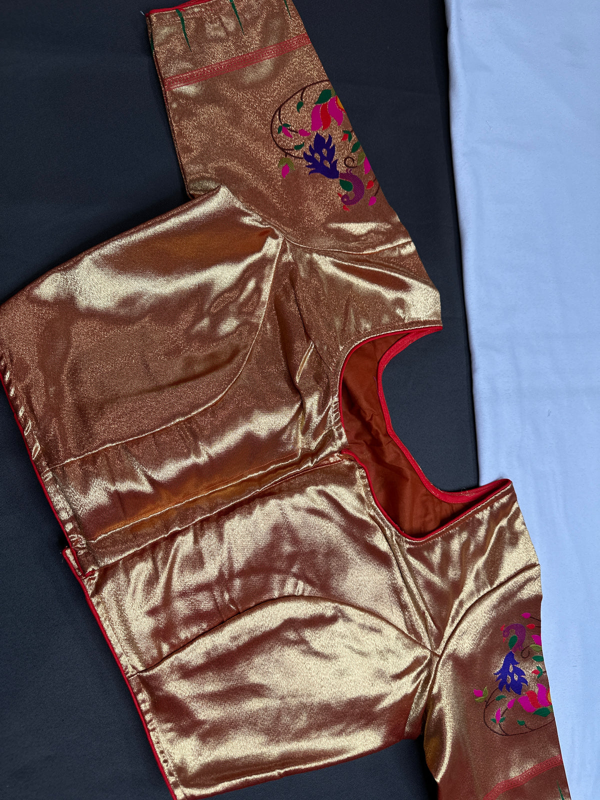 Gold Pure Painthani Blouse - 