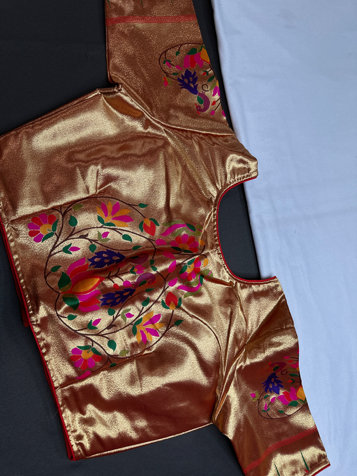 Gold Pure Painthani Blouse - 