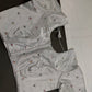 Silver Shinny Silk Blouse - 