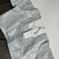 Silver Kardana Maggam Work Silk Blouse - 