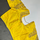 Yellow Kardana Maggam Work Silk Blouse - 