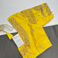 Yellow Kardana Maggam Work Silk Blouse - 