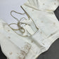 OFF white Elegant  Embroidery Blouse - 