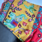Chinnon Silk Kalamkari with Sequence Work Red Blouse - 