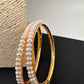 Simple Real Pearl Bangles