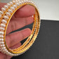 Simple Real Pearl Bangles