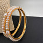 Simple Real Pearl Bangles