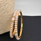 Simple Real Pearl Bangles