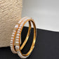 Simple Real Pearl Bangles