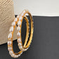 Simple Real Pearl Bangles