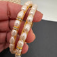 Simple Real Pearl Bangles