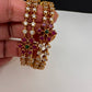 CZ Multi Color Floral Bangles