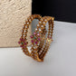 CZ Multi Color Floral Bangles