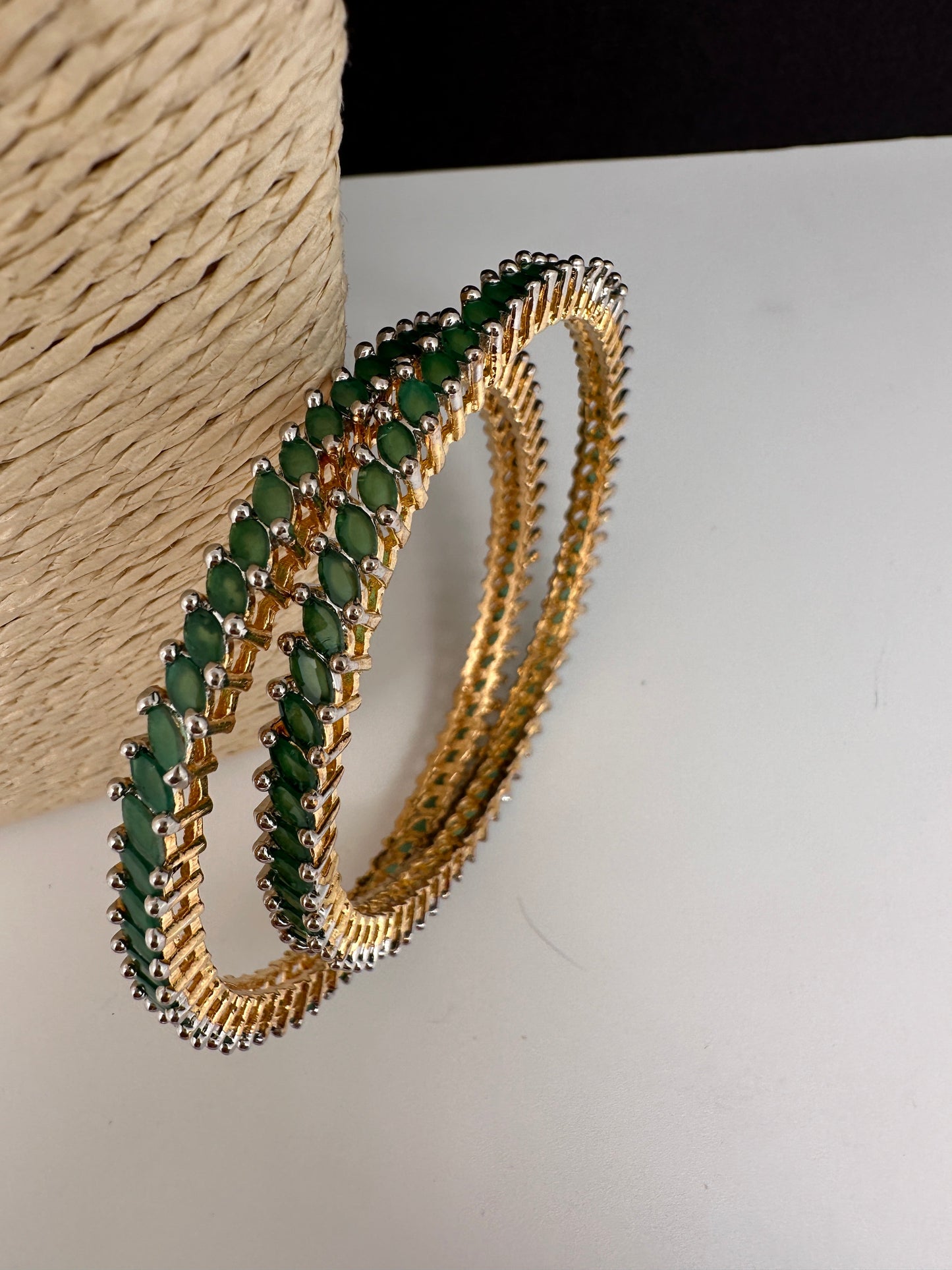 Emerald Green Bangles