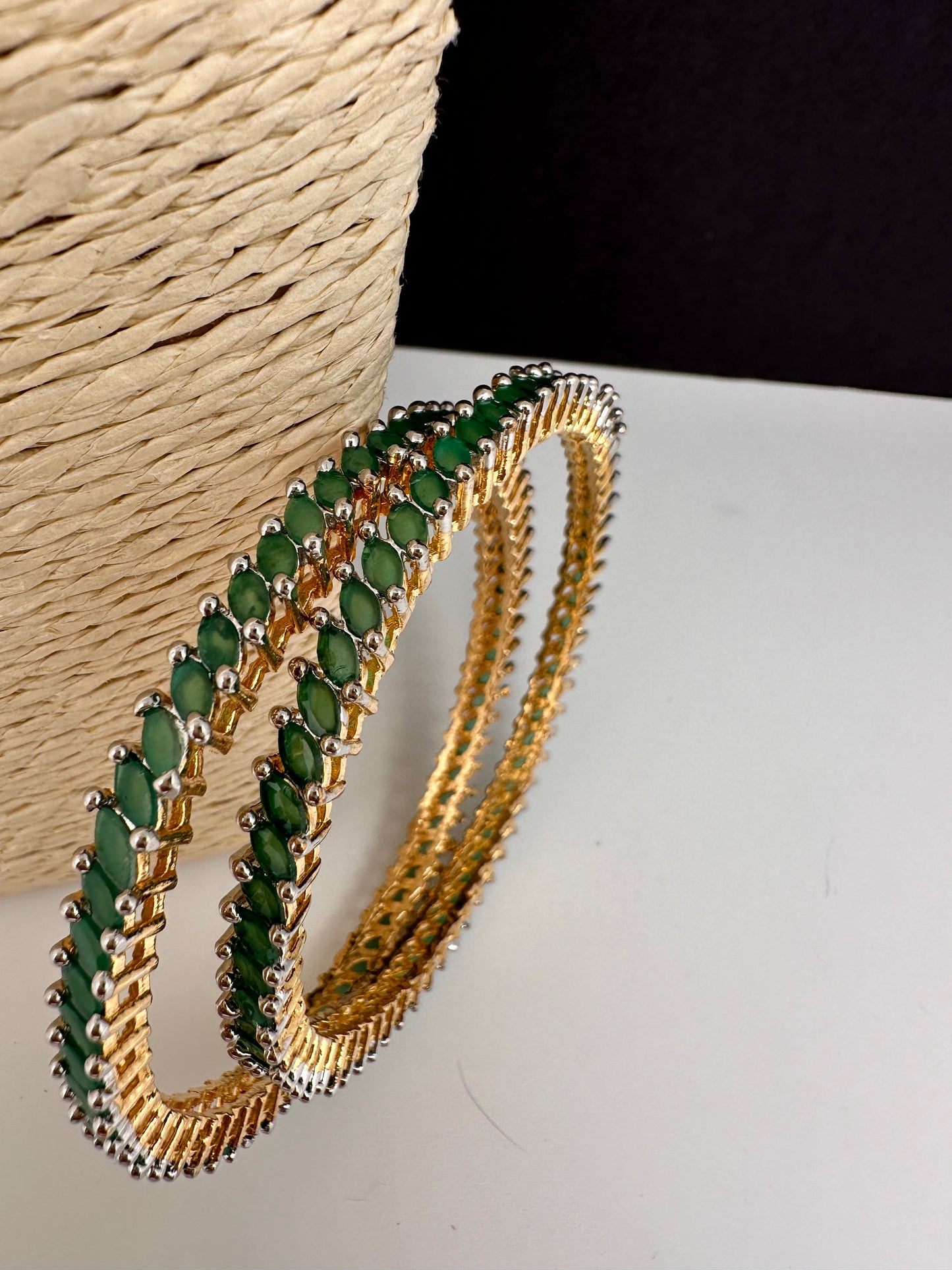 Emerald Green Bangles