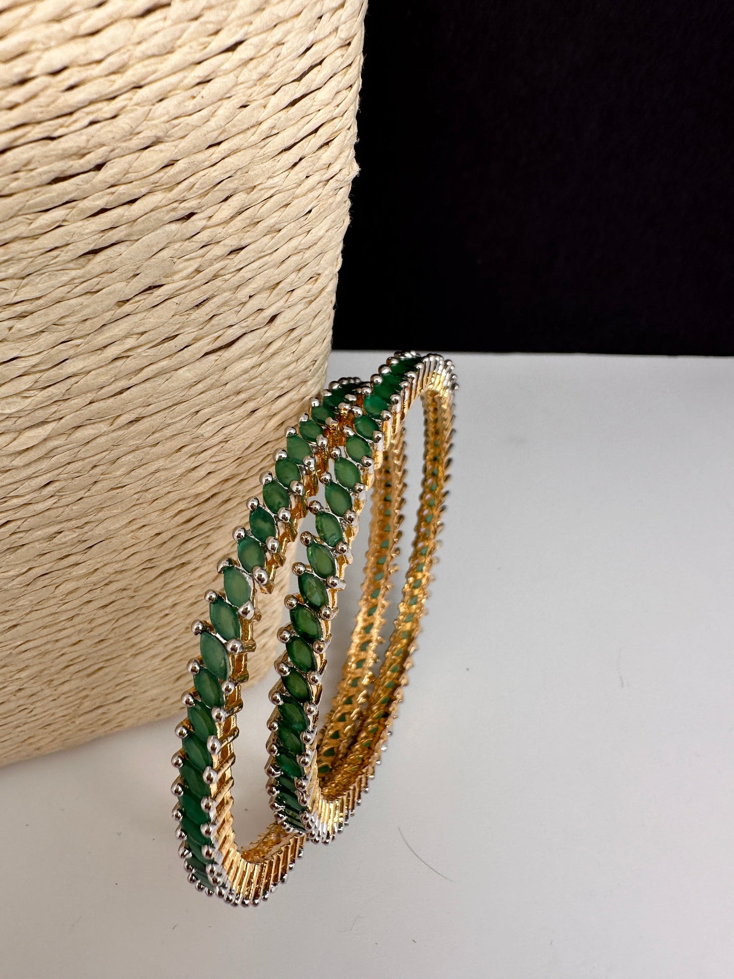 Emerald Green Bangles