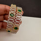CZ Emerald Green Bangles