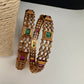 Matte CZ Multi Stone Bangles