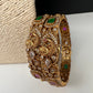 Matte Peacock Multi Color Bangles