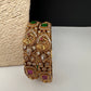 Matte Peacock Multi Color Bangles