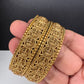 Matte Goddess Lakshmi Coin Bangles