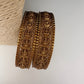 Matte Goddess Lakshmi Coin Bangles