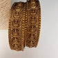 Matte Goddess Lakshmi Coin Bangles