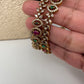 Matte CZ Multi Color Victorian Bangles