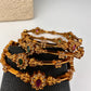 Matte Goddess Lakshmi Set of 4 Bangles