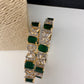 Emerald Green AD Bangles