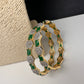 Emerald Green AD Bangles