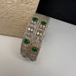 Emerald Green Marquise AD Bangles