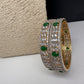 Emerald Green Marquise AD Bangles
