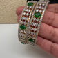 Emerald Green Marquise AD Bangles