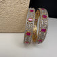 Ruby Red Marquise  AD Bangles