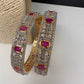 Ruby Red Marquise  AD Bangles