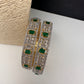 Emerald Green Marquise AD Bangles