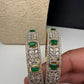Emerald Green Marquise AD Bangles