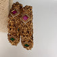 Matte Goddess Lakshmi Multi Color Kada Bangles