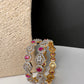 Ruby Pink AD Bangles