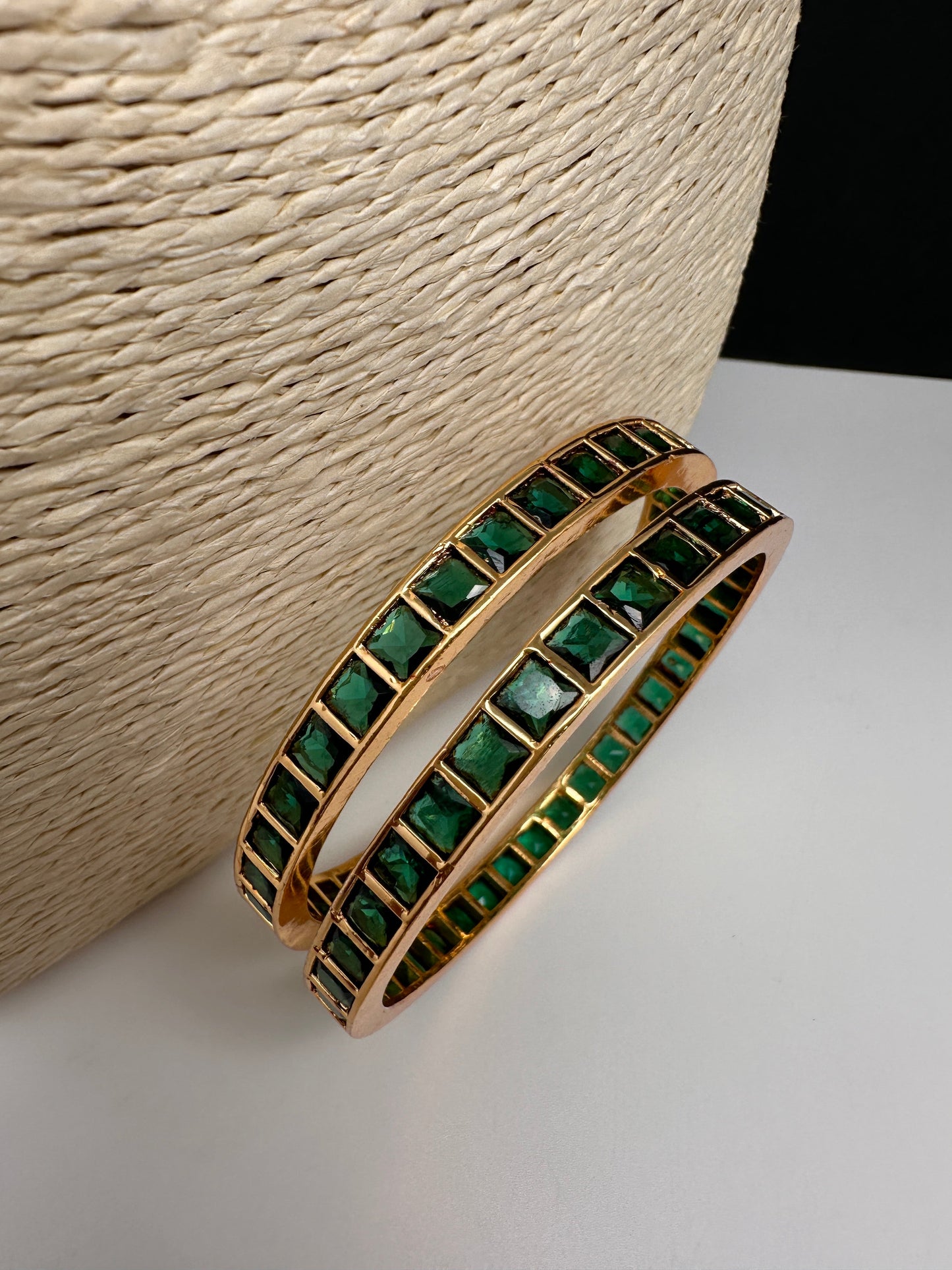 Green Elegant Bangles