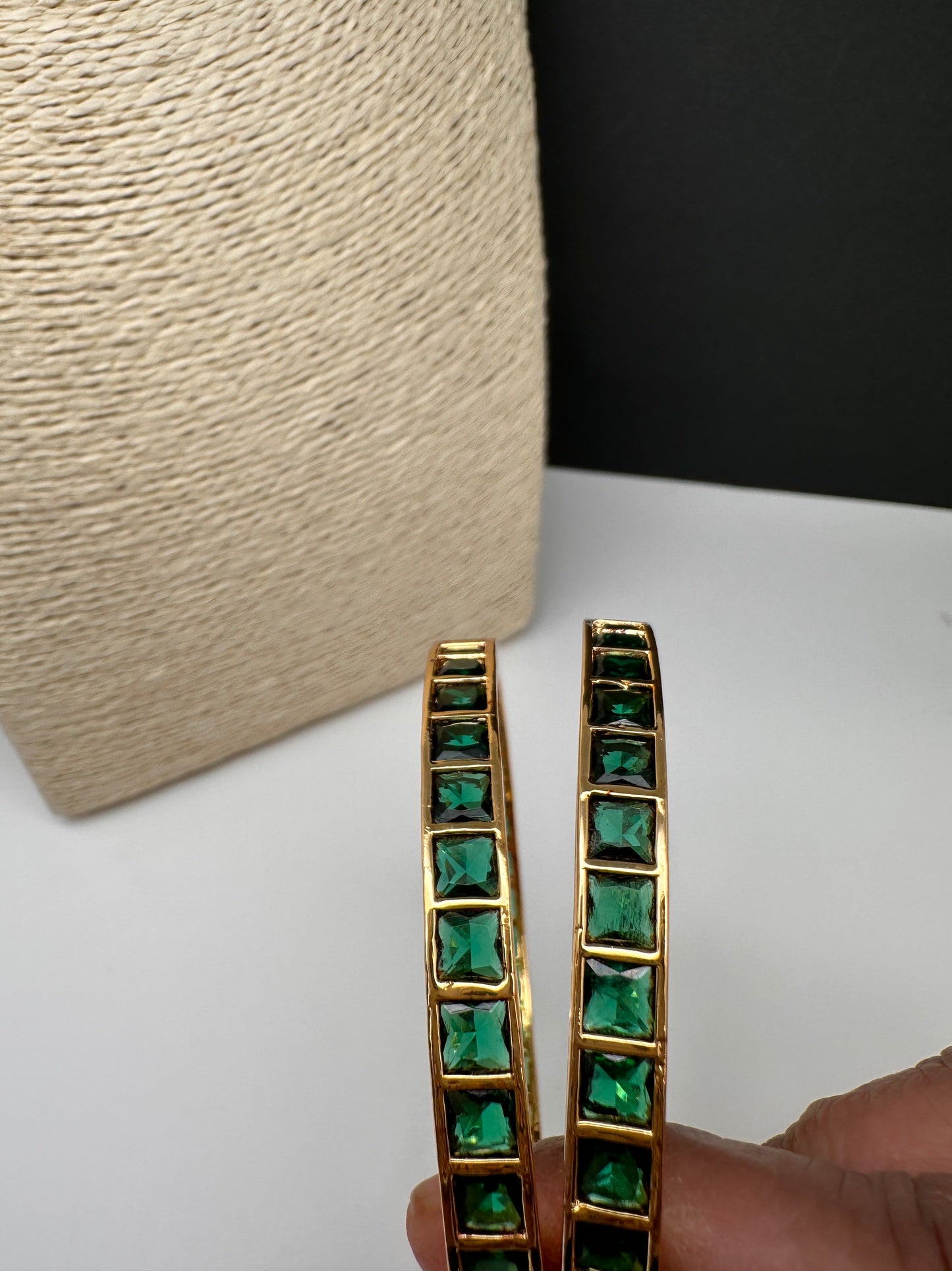 Green Elegant Bangles